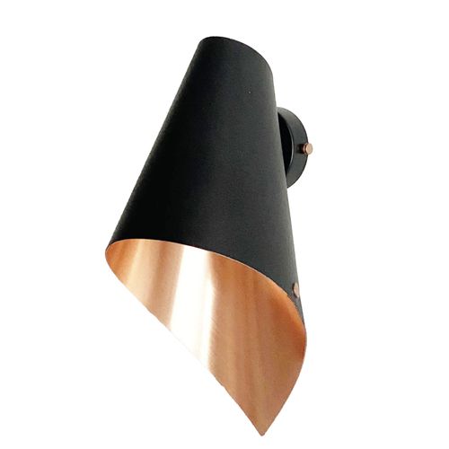 Arc Wall Light, Brushed Copper