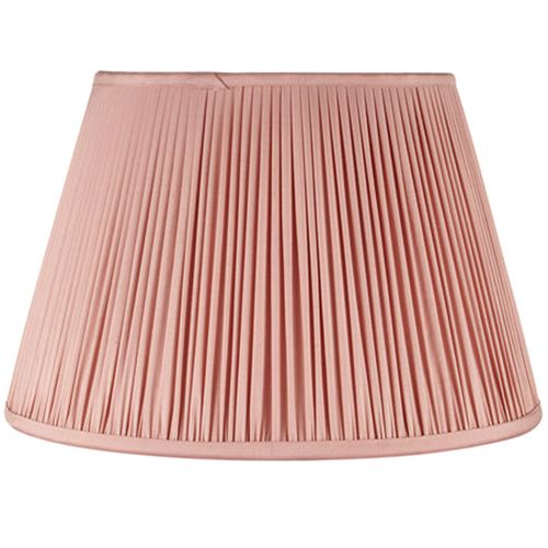 Pleated Silk Lampshade, Dusty Pink