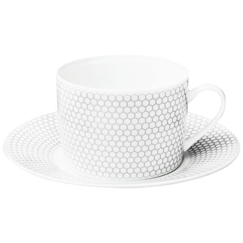 Madison 6 Porcelain Teacups & Saucers, Set for 2