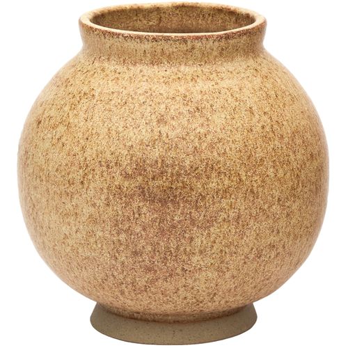 Moon Ceramic Jar, Fleckled Sand