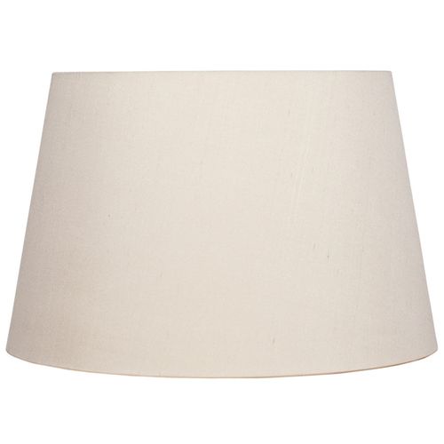 Stretched Silk Lampshade, Cream