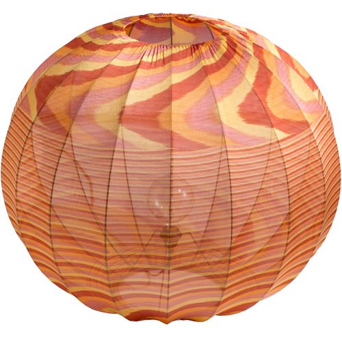 Bubble Knit Floor Lamp Orange