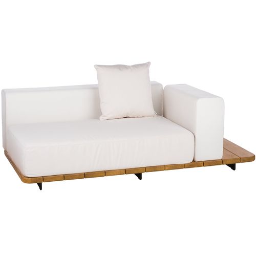 Pal Outdoor Double Seat Left Arm Sofa Right Ledge