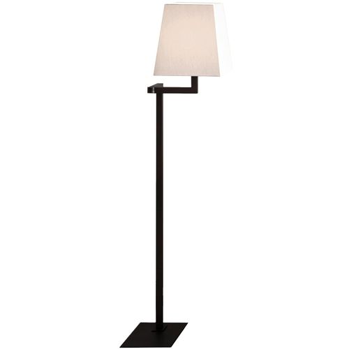 Tonda Swing Arm Black Floor Lamp