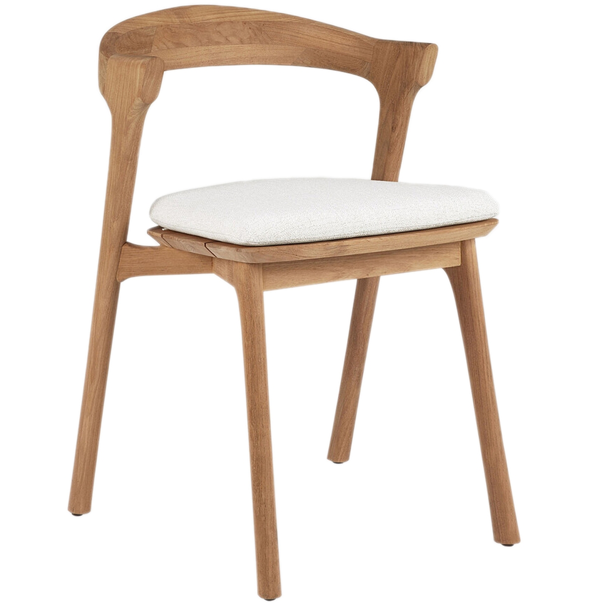 Bok Teak Outdoor Dining Chair With Cushion