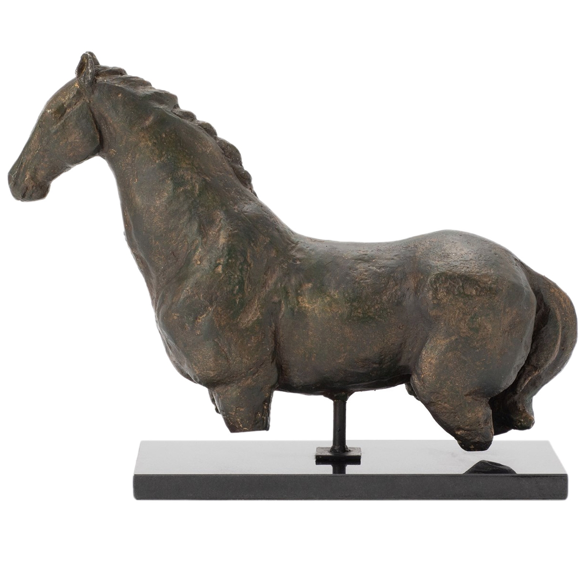 Horse Iron Sculpture, Bronze