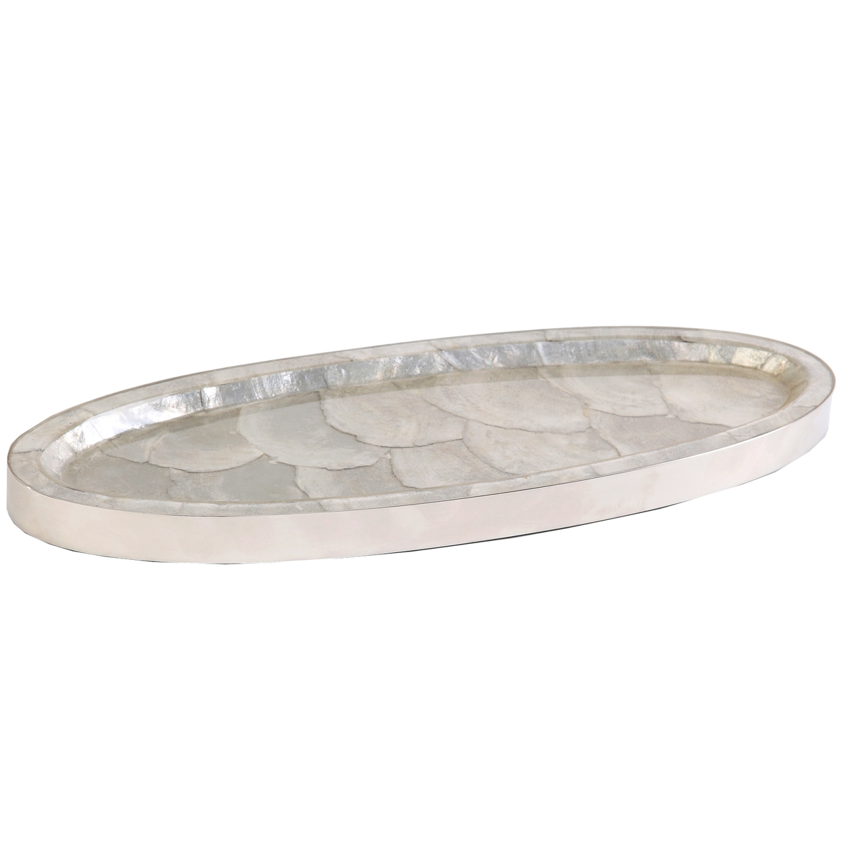 Luxor Collection Vanity Tray, Silver