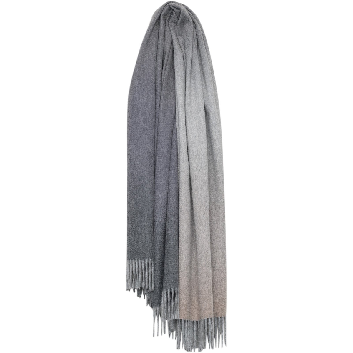 Nuance Ombre Cashmere Throw, Marble Midnight