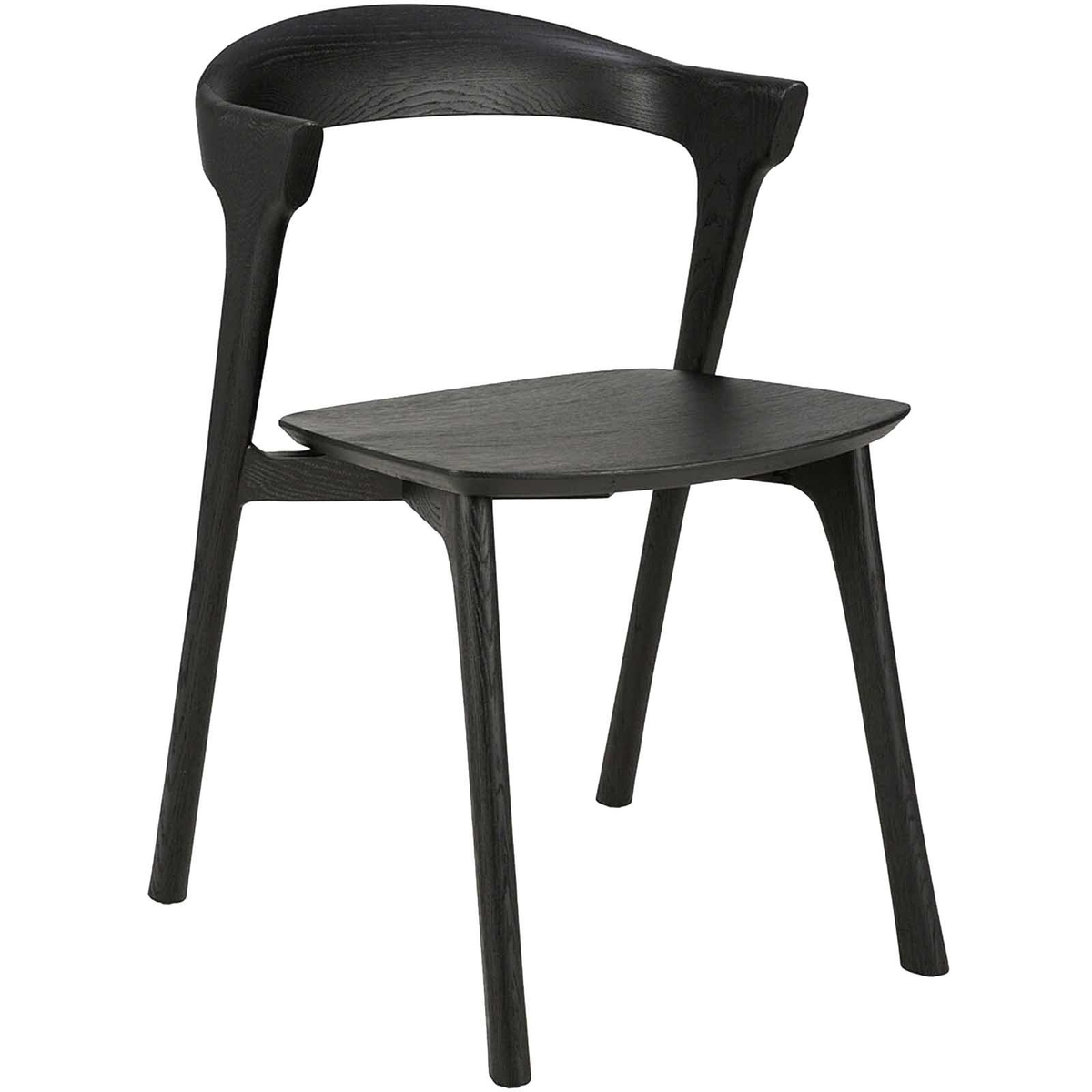 Bok Oak Dining Chair, Black