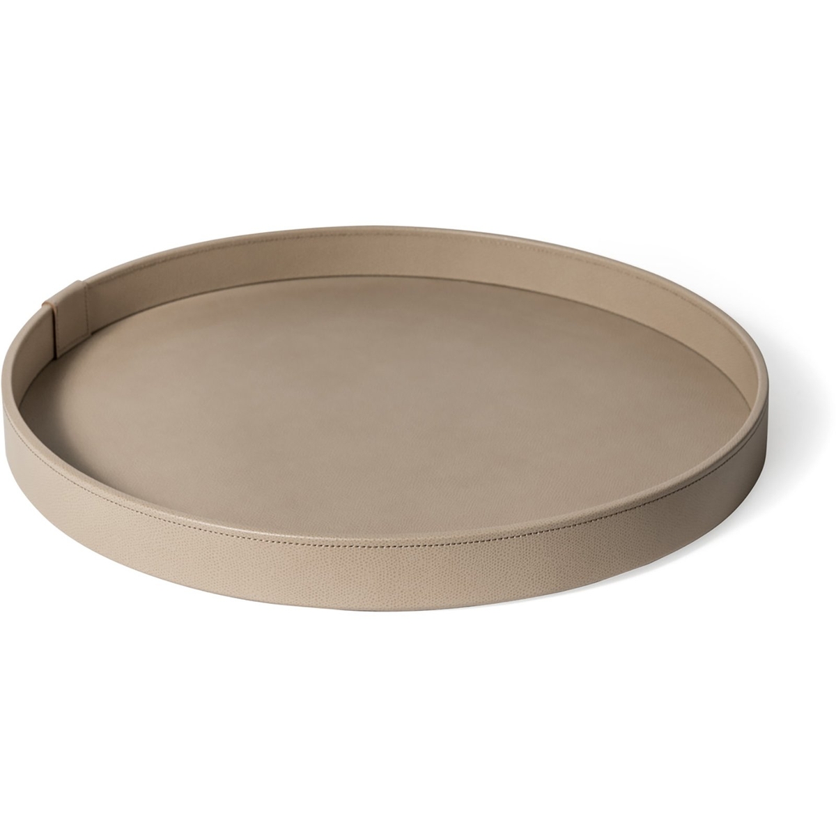 Gea Round Tray, Taupe