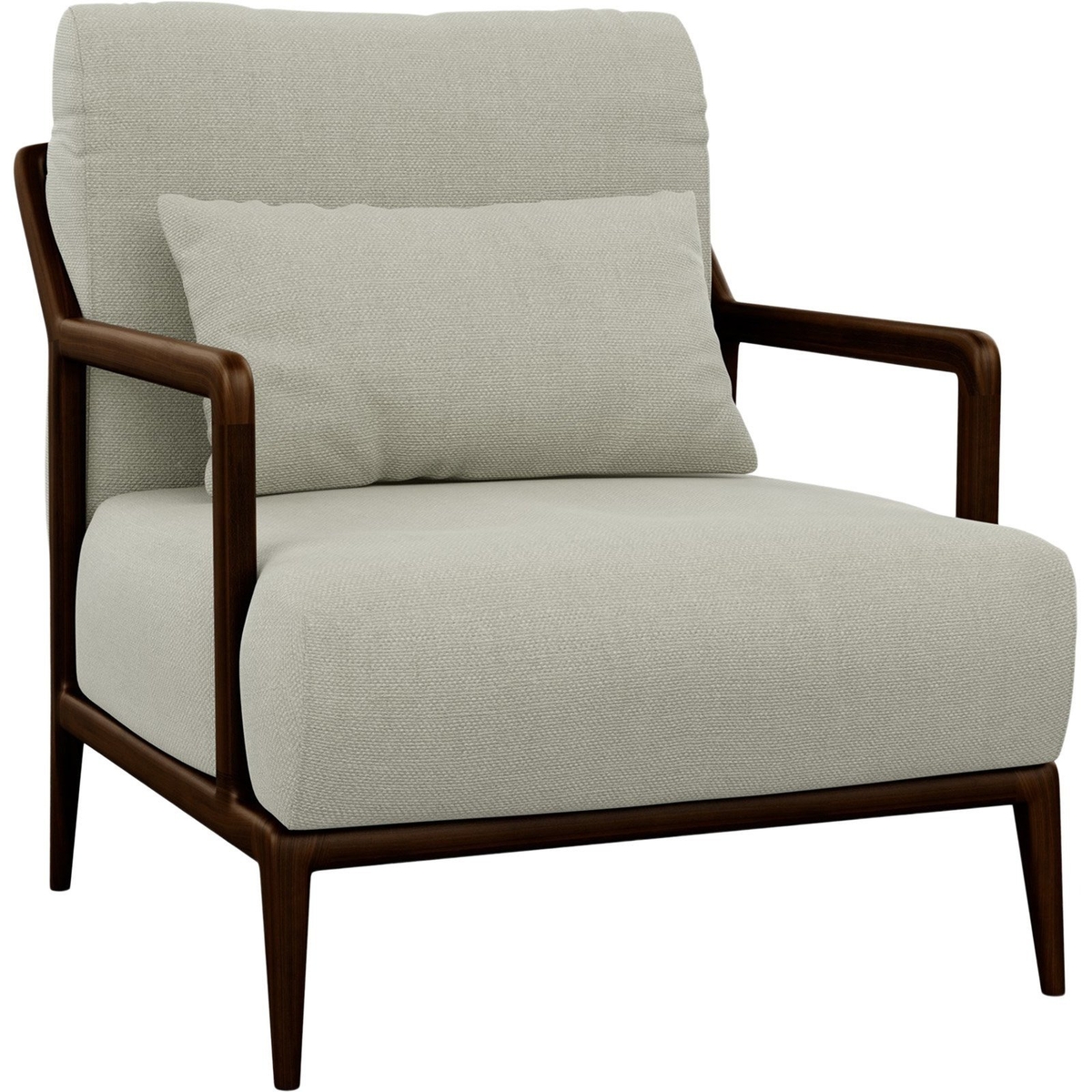 Indigo Fabric Armchair