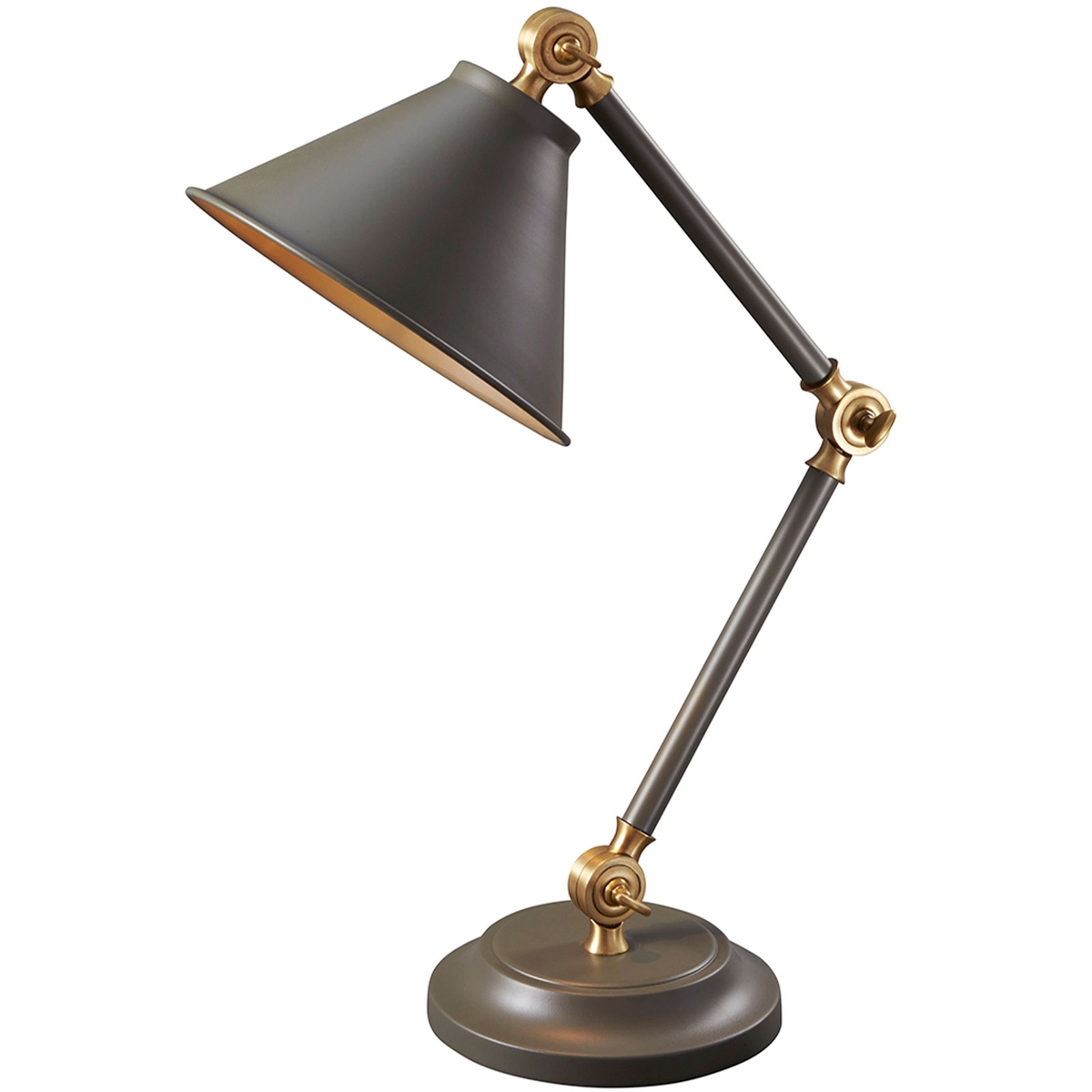Piper Mini Table Lamp, Aged Brass