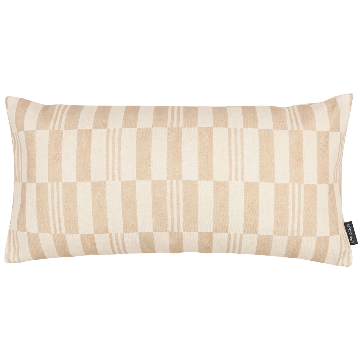 Checkerboard Cushion, Natural
