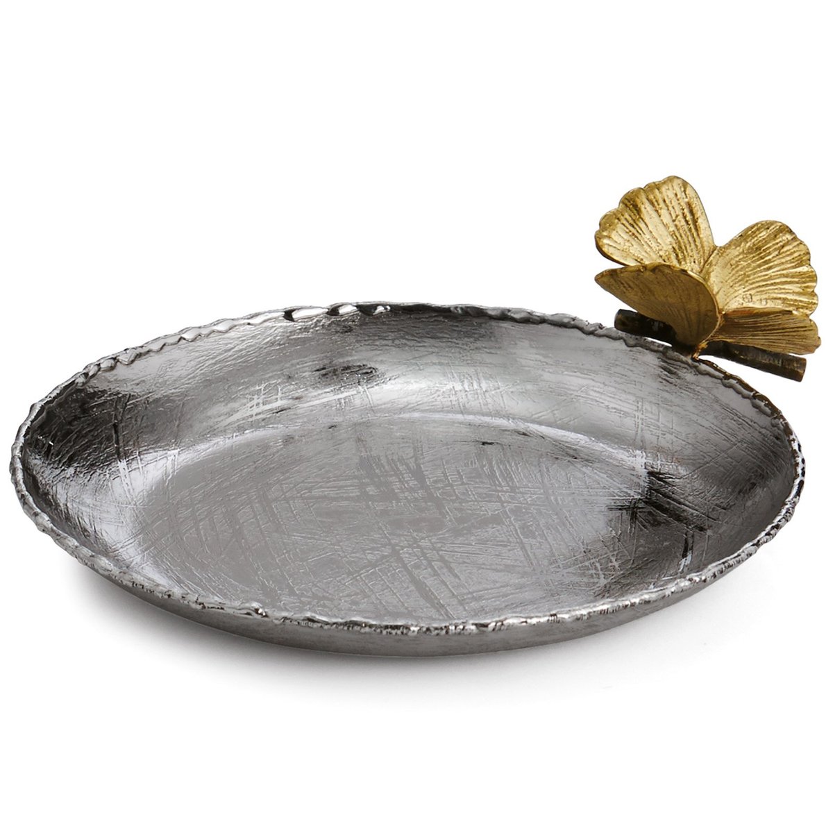 Butterfly Ginkgo Round Tray