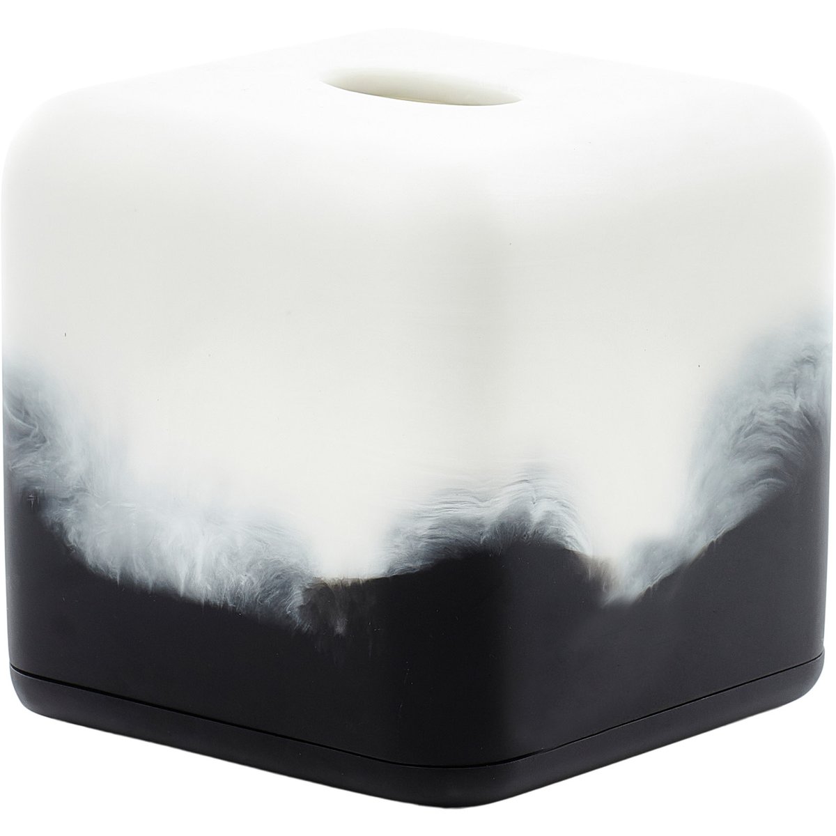 Mist Tissue Box, Black & White
