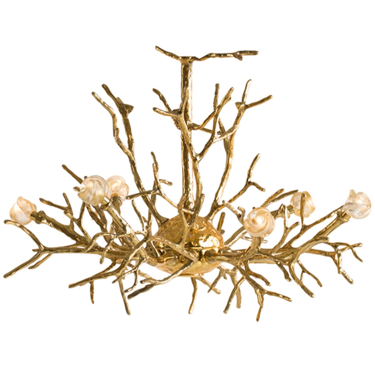 Twiggy Small Hanging Lamp, Gold