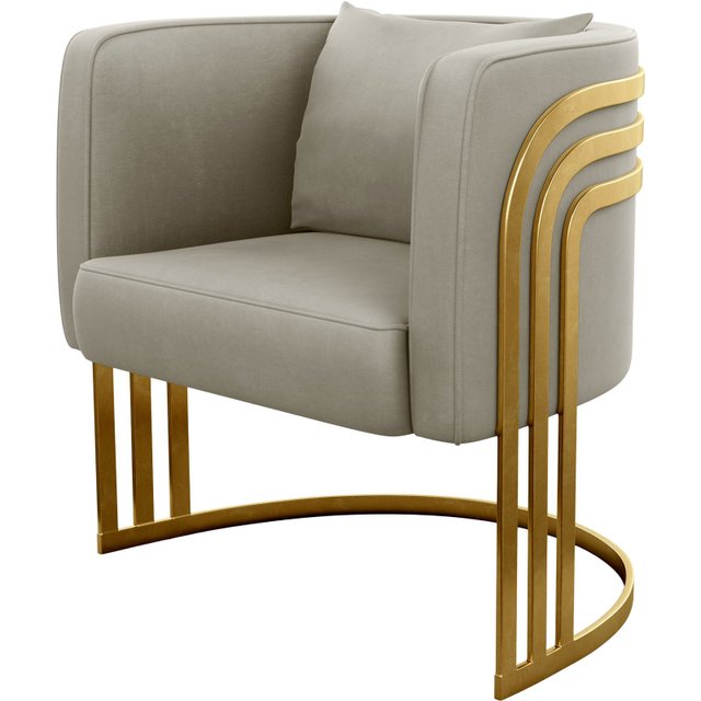 Bespoke by Usher, Art Deco Tub Chair | Velvet | LuxDeco.com