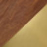 Radial Mahognany Top / Brass Detail